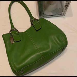TIGNANELLO Green Leather Purse